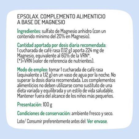 El Granero Integral Epsolax Magnesium Salts 100g
