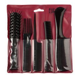 Eurostil Professional 4 Combs and Skeleton Set