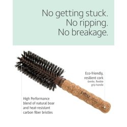 Ibiza Hair Professional Round Boar Hair Brush Ex Series Lightweight