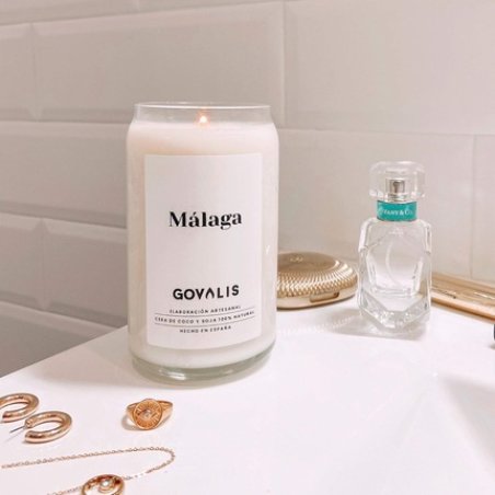 Sevilla Scented Candle 100% Natural Soy Wax 100 Hours Large Scented Candle in Glass Orange Blossom Jasmine Scent