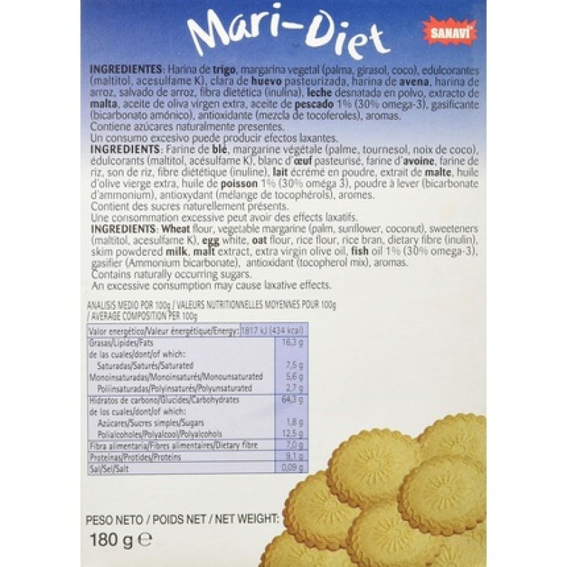 SANAVI GALL. MARIA DIET OMEGA 3 180g
