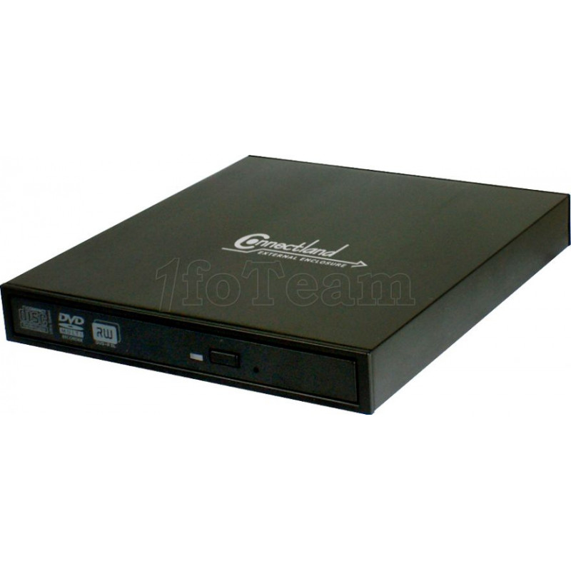 Boitier externe Connectland compatible BE-USB2-CDSL-06 USB 3.0 pour Graveur slim SATA