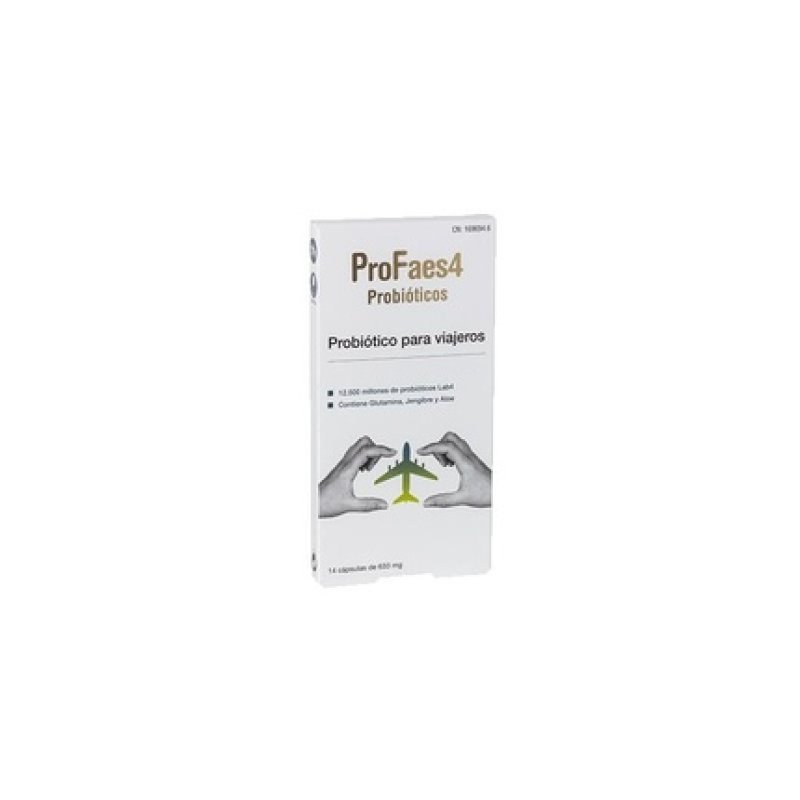 Profaes4 Probiotic for Travelers 14 Capsules 633mg
