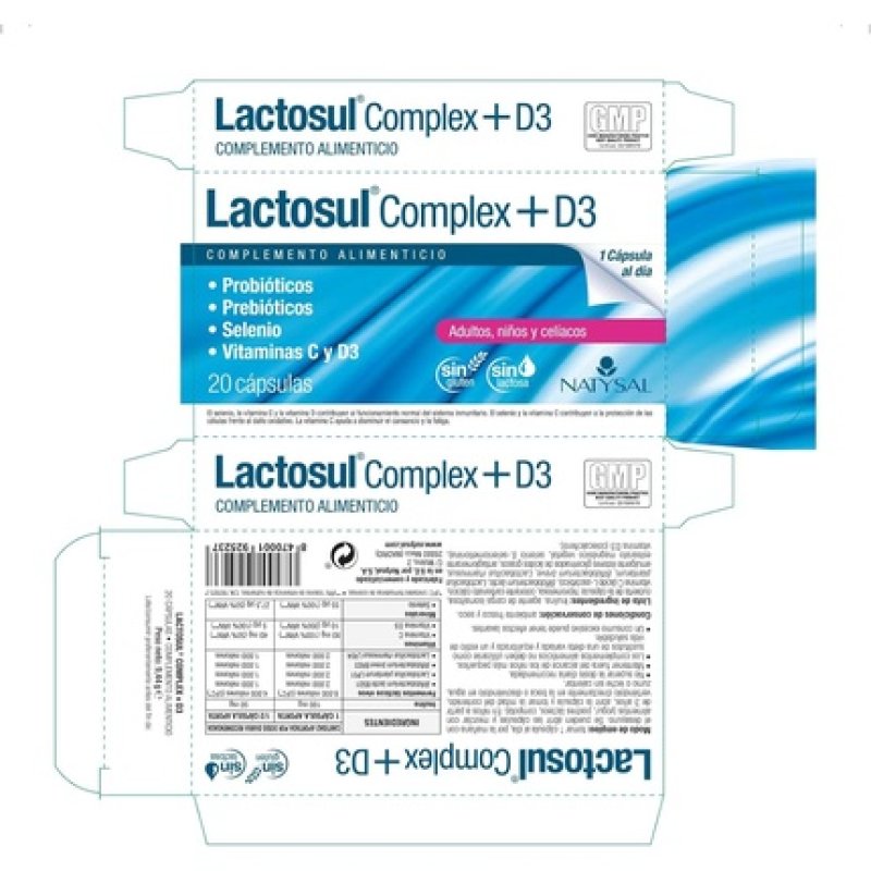 LACTOSUL Complex D3 20 Capsules