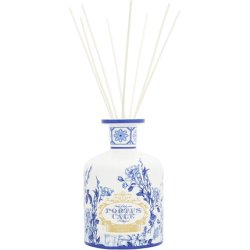 PC Gold&Blue Porcelain 2L Diffuser Bottle with Reeds & Oil Set Deluxe 2L Fragrances of Pink Pepper and Jasmine Floral