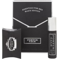 Portus Cale Black Edition Men's Gift Set Travel-Size Soap 40g and Eau De