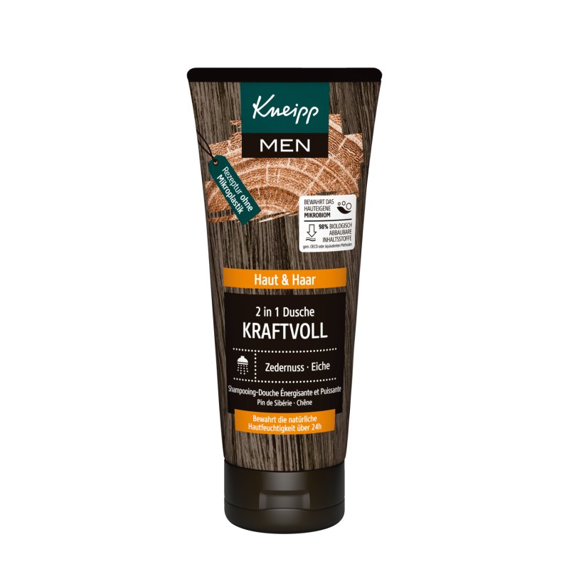 Kneipp MEN 2 in 1 Powerful Shower Gel for Skin and Hair 200ml