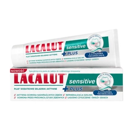 Lacalut Sensitive Plus Toothpaste, 75 Ml