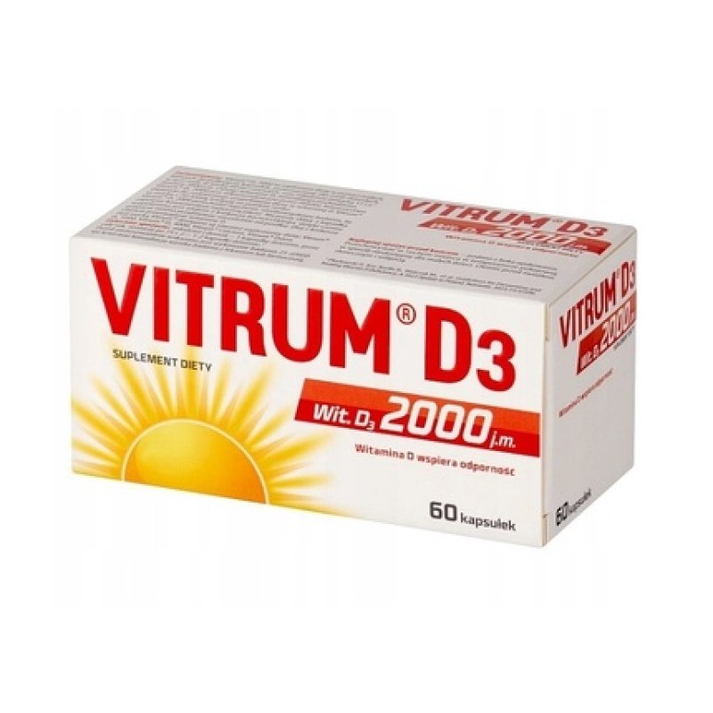 Vitrum D3 2000 International Units, 60 Capsules