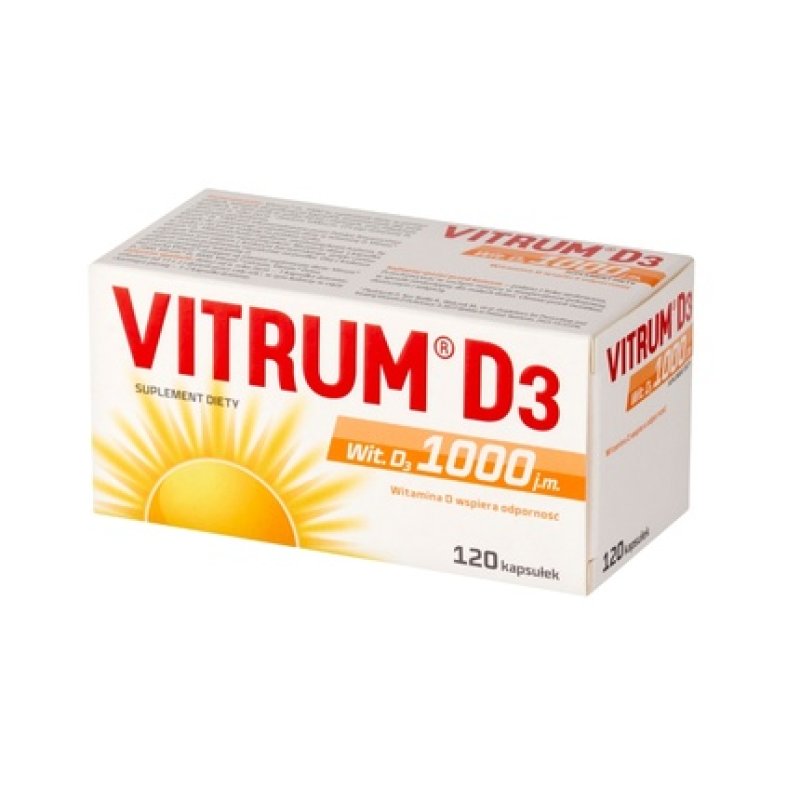 Vitrum Vitamin D3 1000 Iu, 120 Capsules
