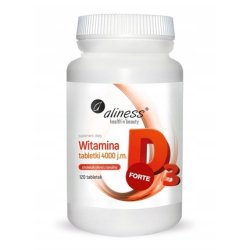 Aliness Vitamin D3 Forte 4000 Iu, 120 Tablets