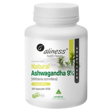 Aliness Natural Ashwagandha 560mg 100 Capsules