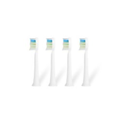 Oromed Oro-Sonic Professional Sonic Toothbrush Heads, White, 4 Pieces