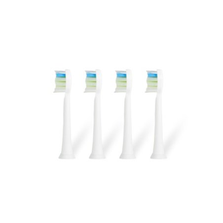 Oromed Oro-Sonic Professional Sonic Toothbrush Heads, White, 4 Pieces