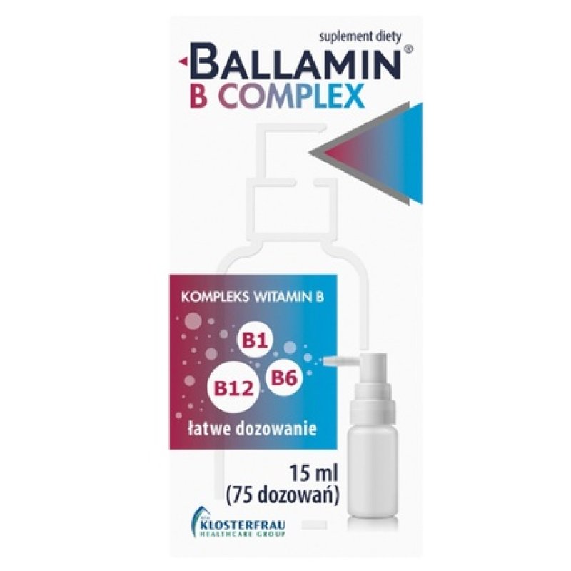 Ballamin B Complex Throat Spray, 15 Ml