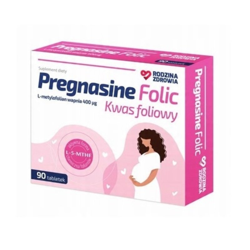 Rodzina Zdrowia Pregnasine Folic - 90 Tablets