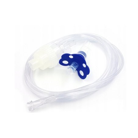 Oromed Blue Inhalator Accessory Set With Mouthpiece, Masks, And Tube