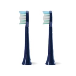 Oromed Oro-Sonic X Pro Sonic Toothbrush Heads Navy Blue, 2 Pieces