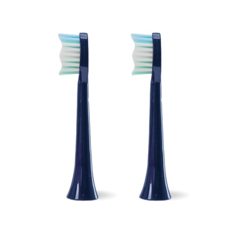 Oromed Oro-Sonic X Pro Sonic Toothbrush Heads Navy Blue, 2 Pieces