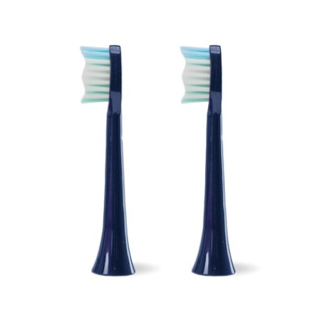Oromed Oro-Sonic X Pro Sonic Toothbrush Heads Navy Blue, 2 Pieces