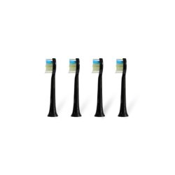 Oromed Oro-Sonic Professional Sonic Toothbrush Heads Black, 4 Pieces