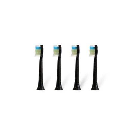 Oromed Oro-Sonic Professional Sonic Toothbrush Heads Black, 4 Pieces