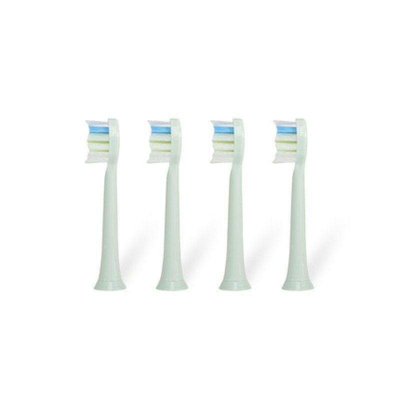 Oromed Oro-Sonic Professional Sonic Toothbrush Heads Green, 4 Pieces