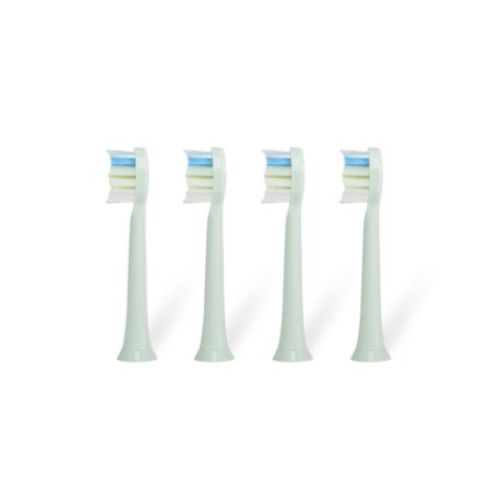 Oromed Oro-Sonic Professional Sonic Toothbrush Heads Green, 4 Pieces