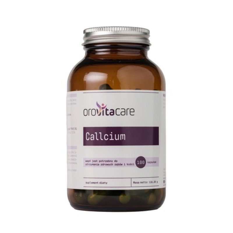 Orovitacare Calcium Wapn - 100 Capsules