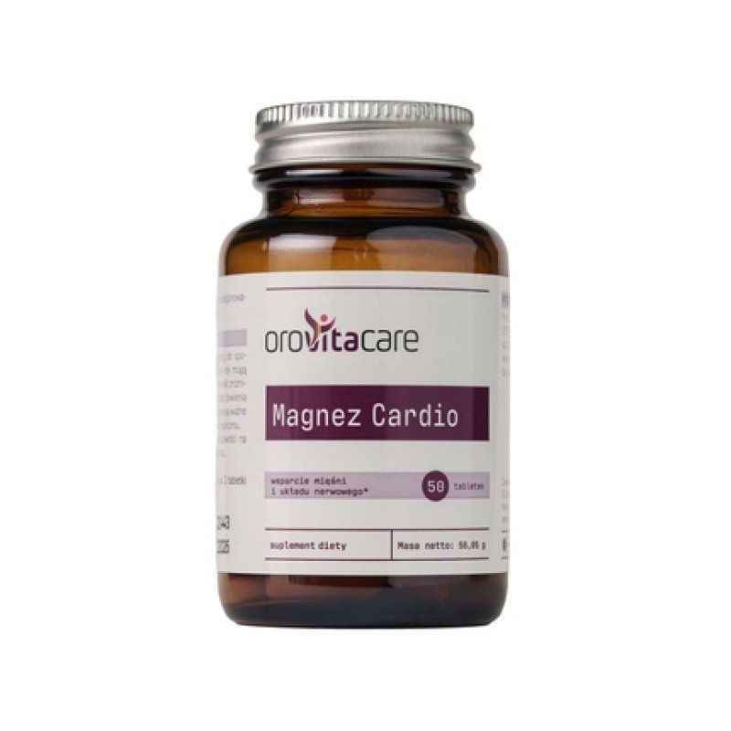 Orovitacare Magnesium Cardio, 50 Tablets - Supports Cardiovascular Health