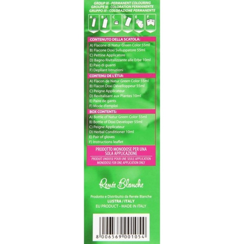 Naturcolor Permanent Natural Hair Color Green6 C Dark Ash Blonde 6C