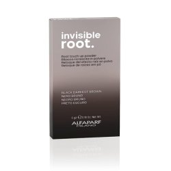 Alfaparf Milano Invisible Root Touch Up Powder Temporary Hair Color Root Concealer Hair Color Regrowth Cover Up Black