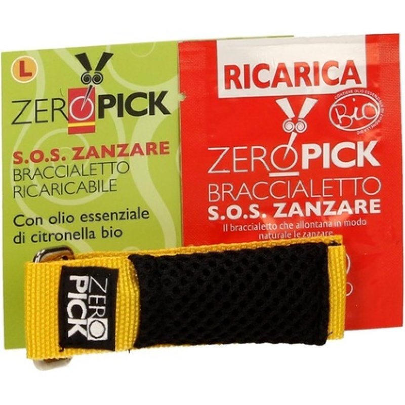 Zeropick Anti-Mosquito Bracelet Yellow Citronella Bio 200g