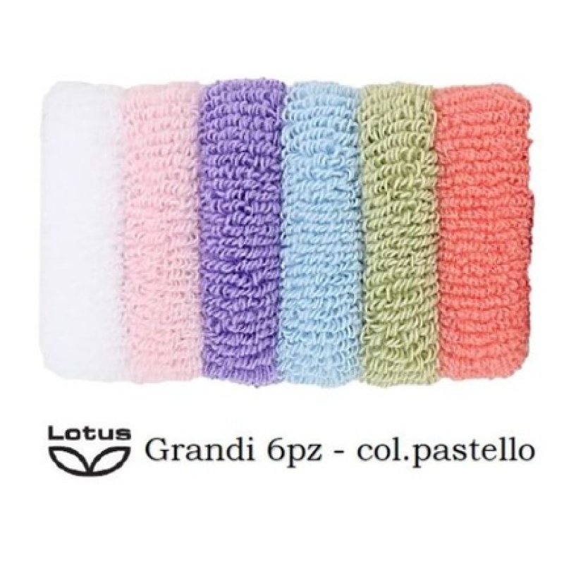 Lotus Sponge Hair Bands Large Assorted Colors