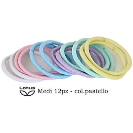 Lotus Hair Elastics Medium Assorted Colors
