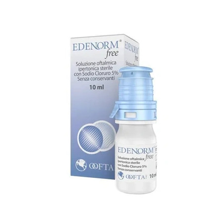Fidia Pharmaceuticals Edenorm Free Eye Drops Ophthalmic Solution 10 Milliliters