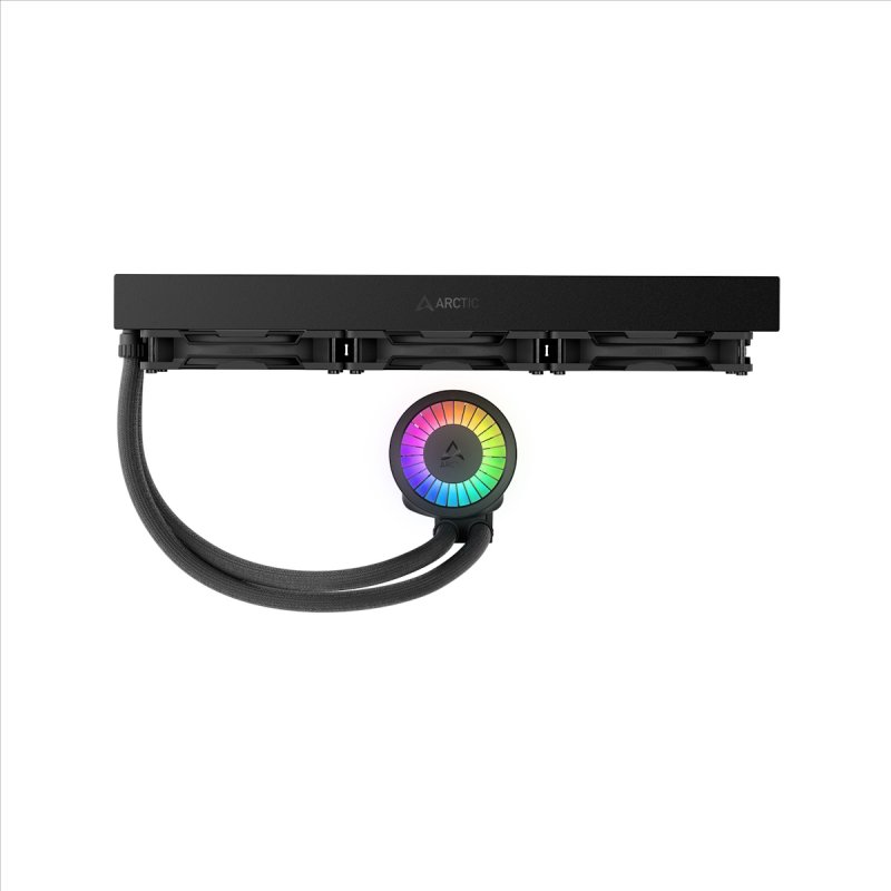 Arctic Liquid Freezer III Pro A-RGB 420mm Liquid CPU Cooler, P14 Pro PWM Fans & PWM Controlled Pump, Black