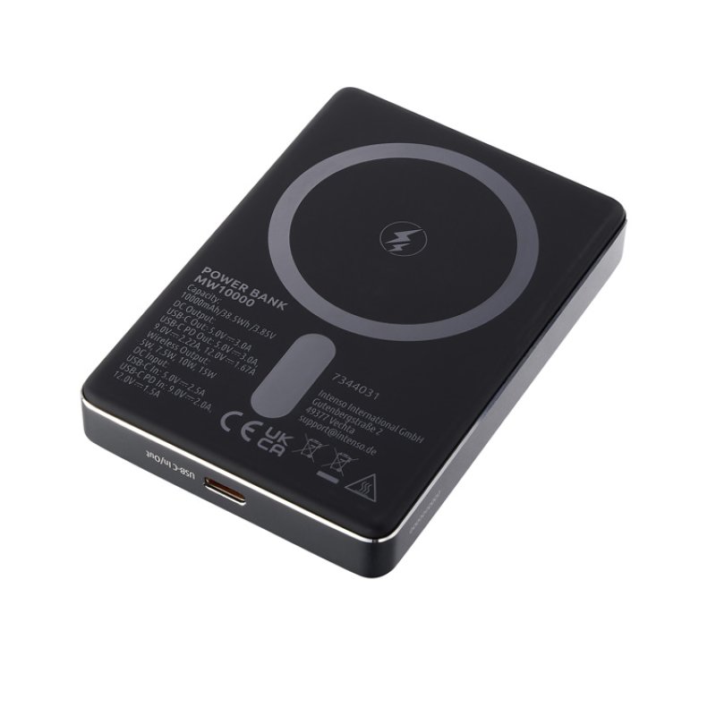 Intenso Magn. Wireless Powerbank MW10000 10000 mAh Grey