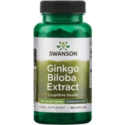 Swanson Ginkgo Biloba Extract 24% 60mg 120 Capsules