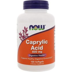 Now Foods Caprylic Acid 600mg Softgels