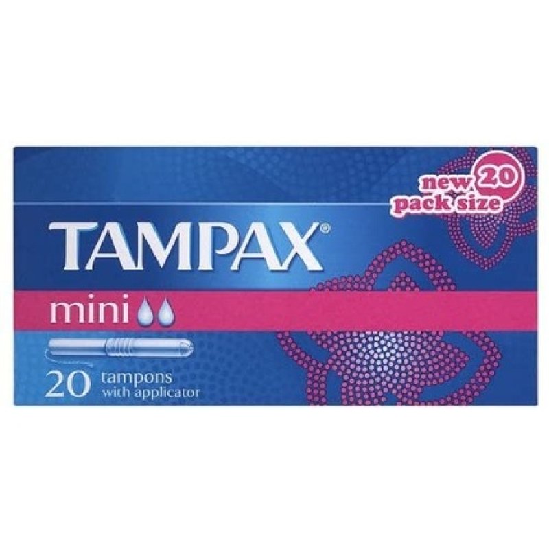 Tampax Blue Box Mini Tampons 20 Count