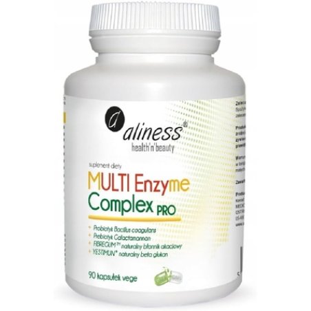 Aliness Digestive Enzymes Multi Enzyme Complex Pro 90 Vegetarian Capsules
