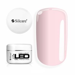 Silcare High Light Led Clear Building Gel French Pink 100g