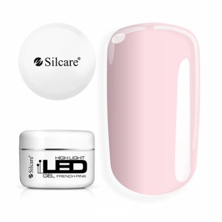 Silcare High Light Led Clear Building Gel French Pink 100g
