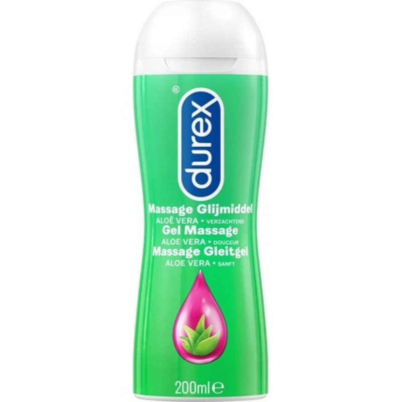 Durex Massage Oil And Lubricant 2-In-1 - Aloe Vera - 200ml