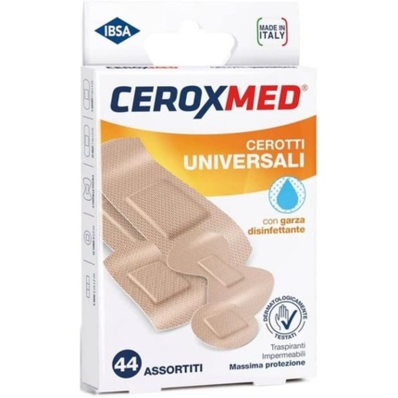 Ceroxmed Universal Assorted Sizes Plasters 44 Plasters