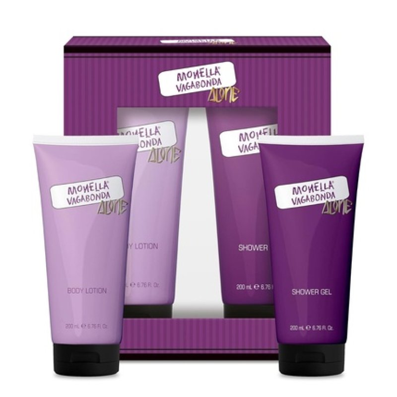 MONELLA VAGABONDA Gift Box Women Black 2022 EDT 100ml S/A Beauty Case Teddy Bear