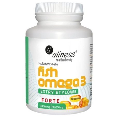 Aliness Fish Omega 3 Forte Ester 500/250mg 60 Capsules