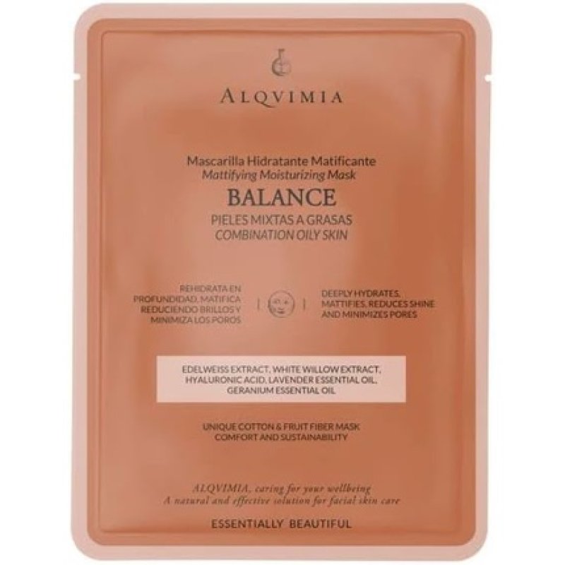 Alqvimia Essentially Beautiful Balance Mask Hydrating Mattifying