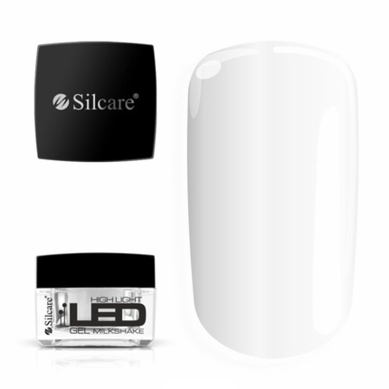 Silcare High Light Led Clear Building Gel Milkshake 30g